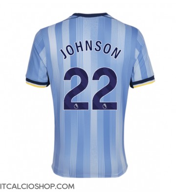 Tottenham Hotspur Brennan Johnson #22 Seconda Maglia 2024-25 Manica Corta